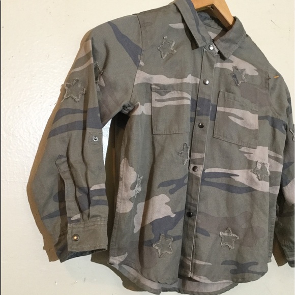 Rails Margot Sage Camo With Stars Size 8-9 - Picture 2 of 6